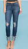 Image of Cuff Me Plus Size Denim Jeans