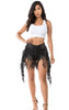 Image of ENDLESS FRINGE DENIM SHORTS